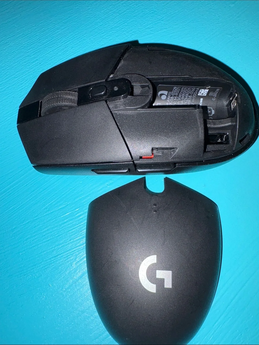 Logitech Black Wireless Mouse with Side Buttons